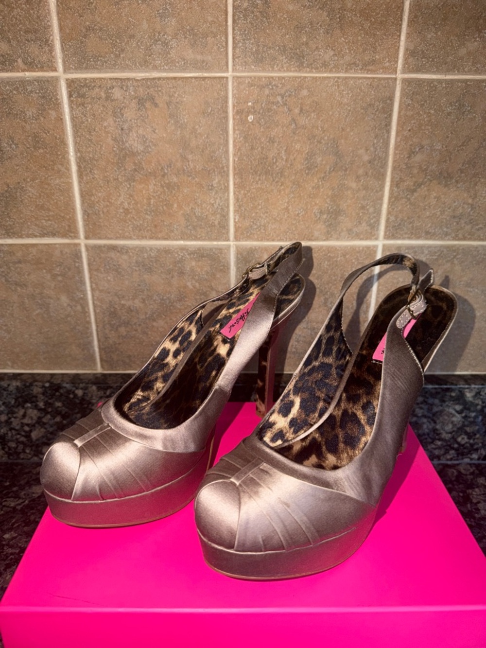 Vintage Betsey Johnson “Daylah” (Nude Satin)